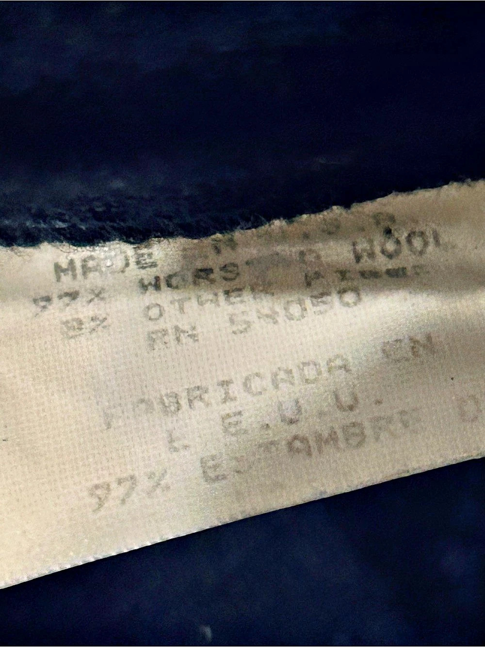 Wool 10P RALPH LAUREN A-Line Skirt in Navy Blue Petite Designer Polo Fall Winter - Picture 13 of 13